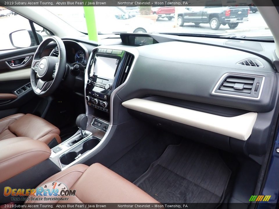 2019 Subaru Ascent Touring Abyss Blue Pearl / Java Brown Photo #16