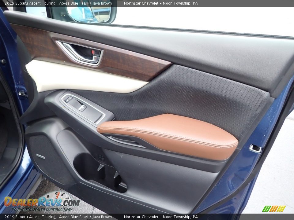 2019 Subaru Ascent Touring Abyss Blue Pearl / Java Brown Photo #18