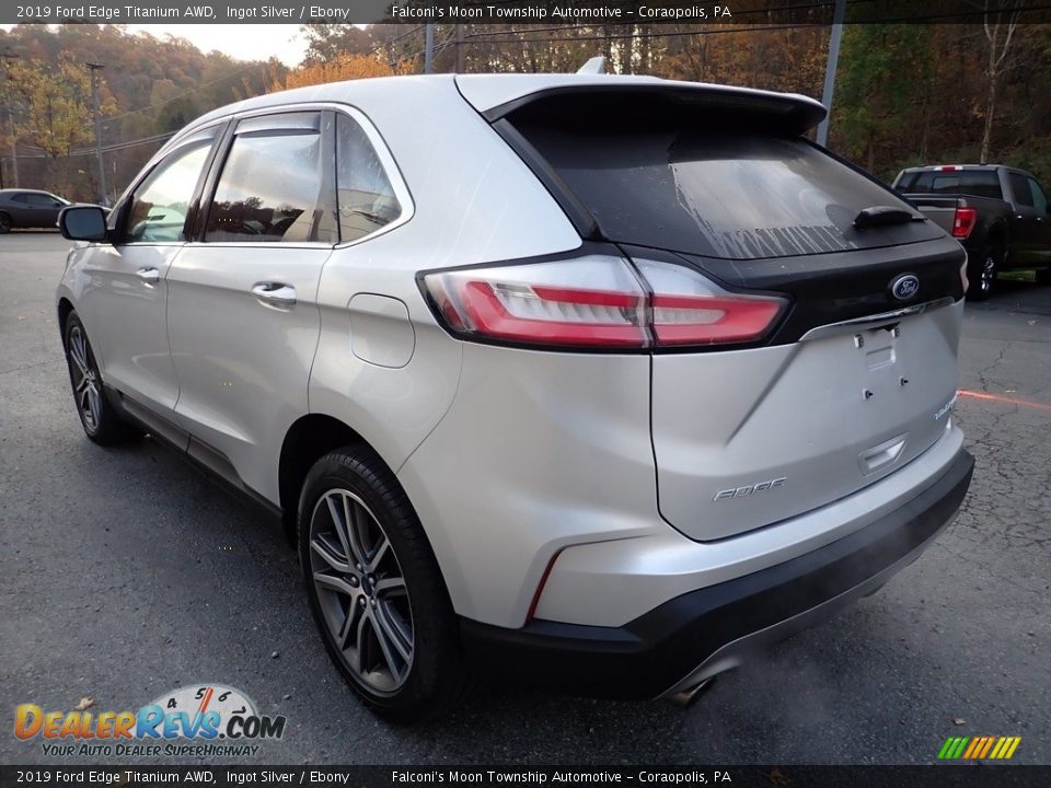 2019 Ford Edge Titanium AWD Ingot Silver / Ebony Photo #5