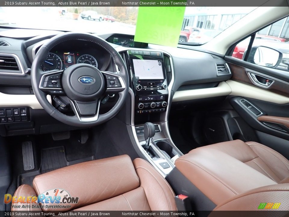 2019 Subaru Ascent Touring Abyss Blue Pearl / Java Brown Photo #23