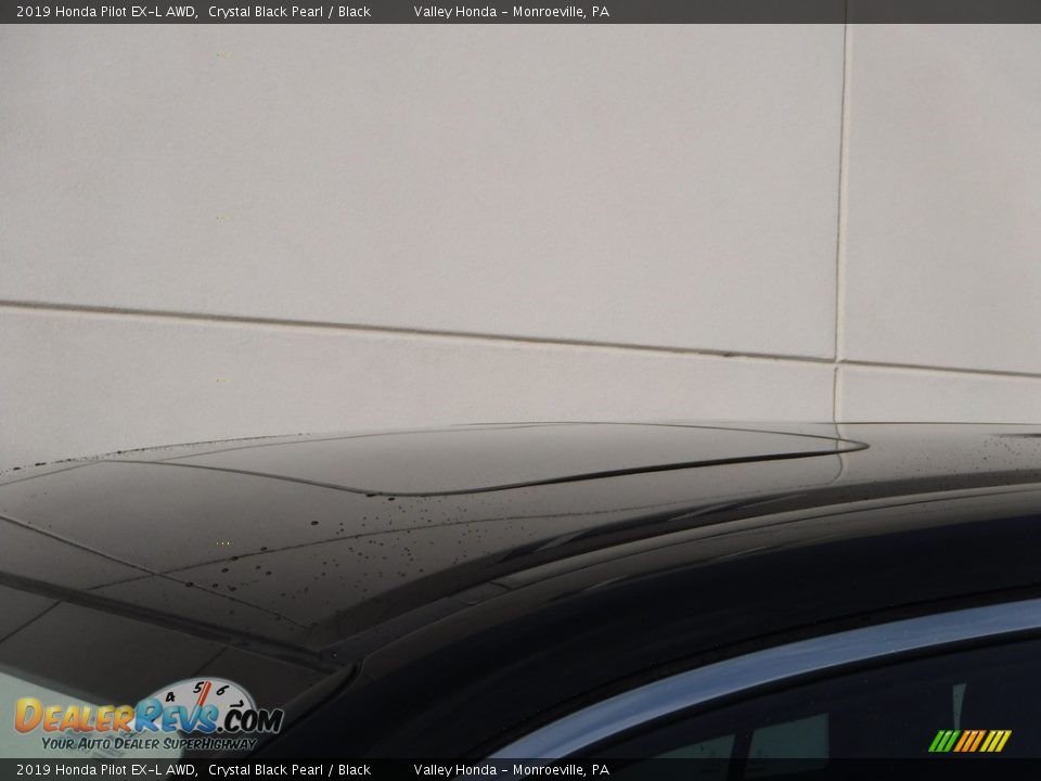 2019 Honda Pilot EX-L AWD Crystal Black Pearl / Black Photo #3