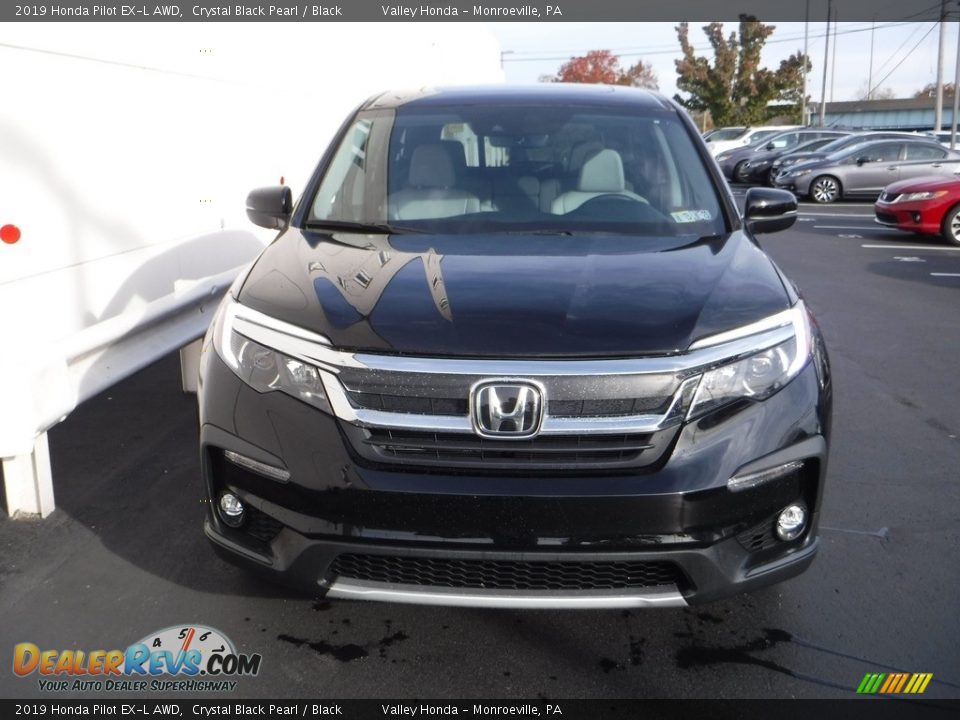 2019 Honda Pilot EX-L AWD Crystal Black Pearl / Black Photo #5