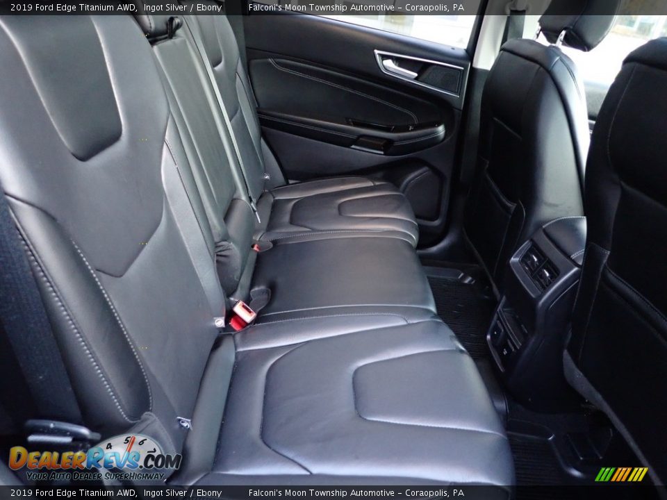 2019 Ford Edge Titanium AWD Ingot Silver / Ebony Photo #16