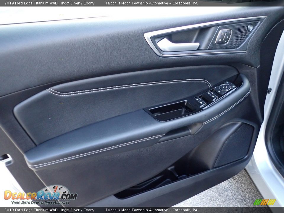 2019 Ford Edge Titanium AWD Ingot Silver / Ebony Photo #20