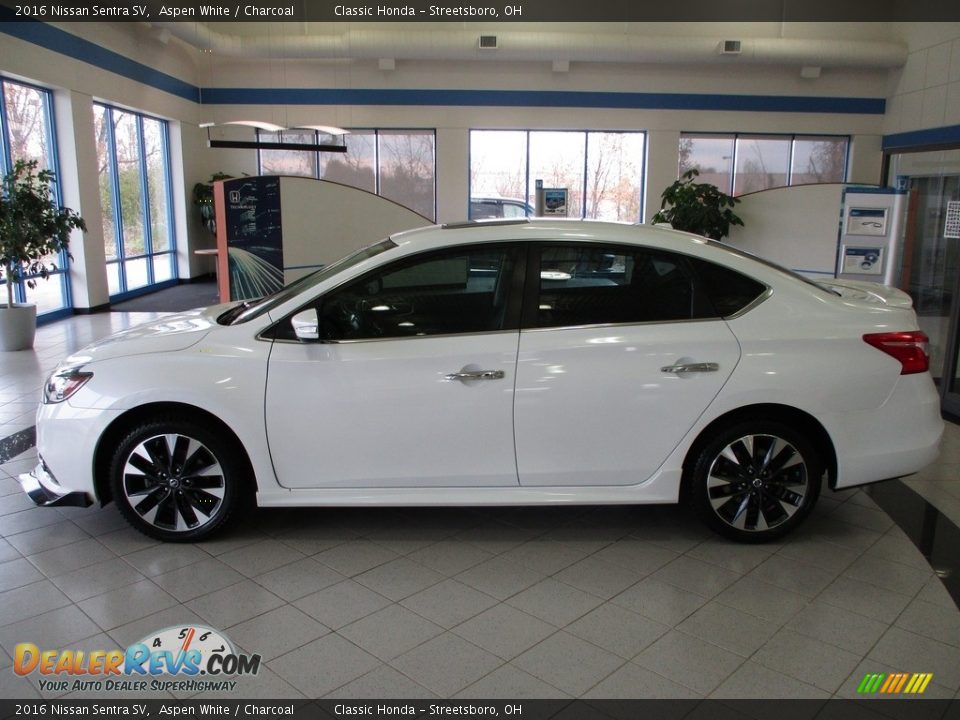 Aspen White 2016 Nissan Sentra SV Photo #10