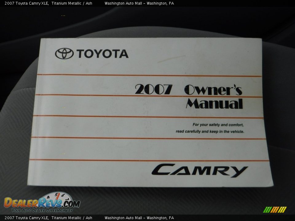 2007 Toyota Camry XLE Titanium Metallic / Ash Photo #25