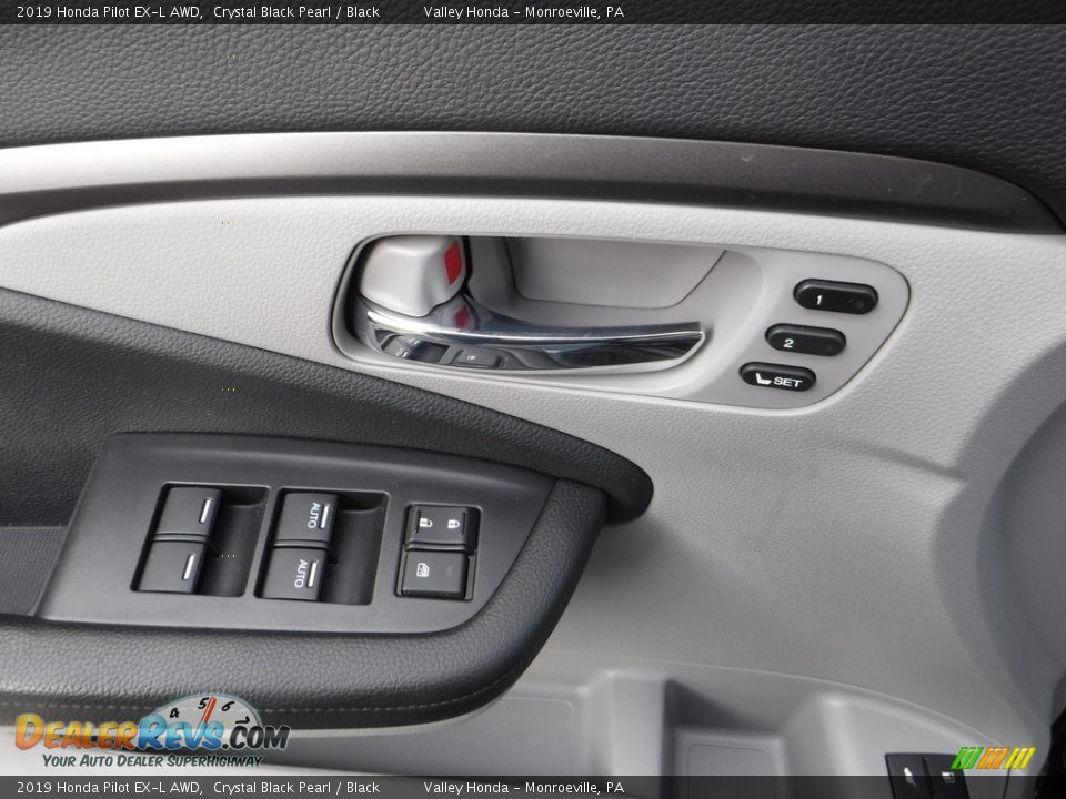 2019 Honda Pilot EX-L AWD Crystal Black Pearl / Black Photo #11