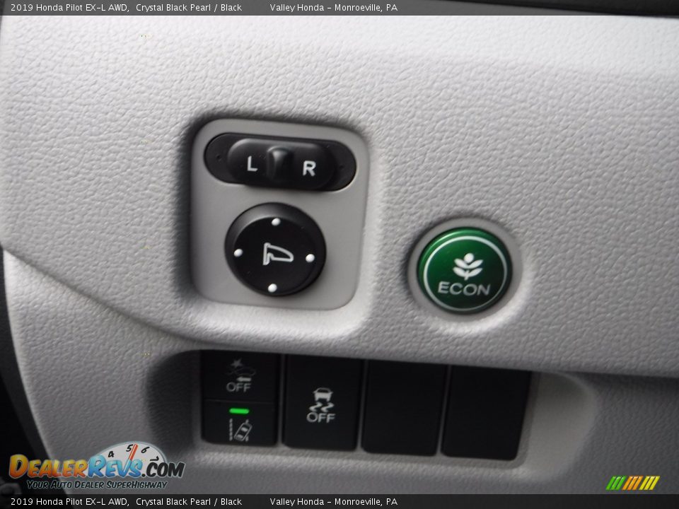2019 Honda Pilot EX-L AWD Crystal Black Pearl / Black Photo #13