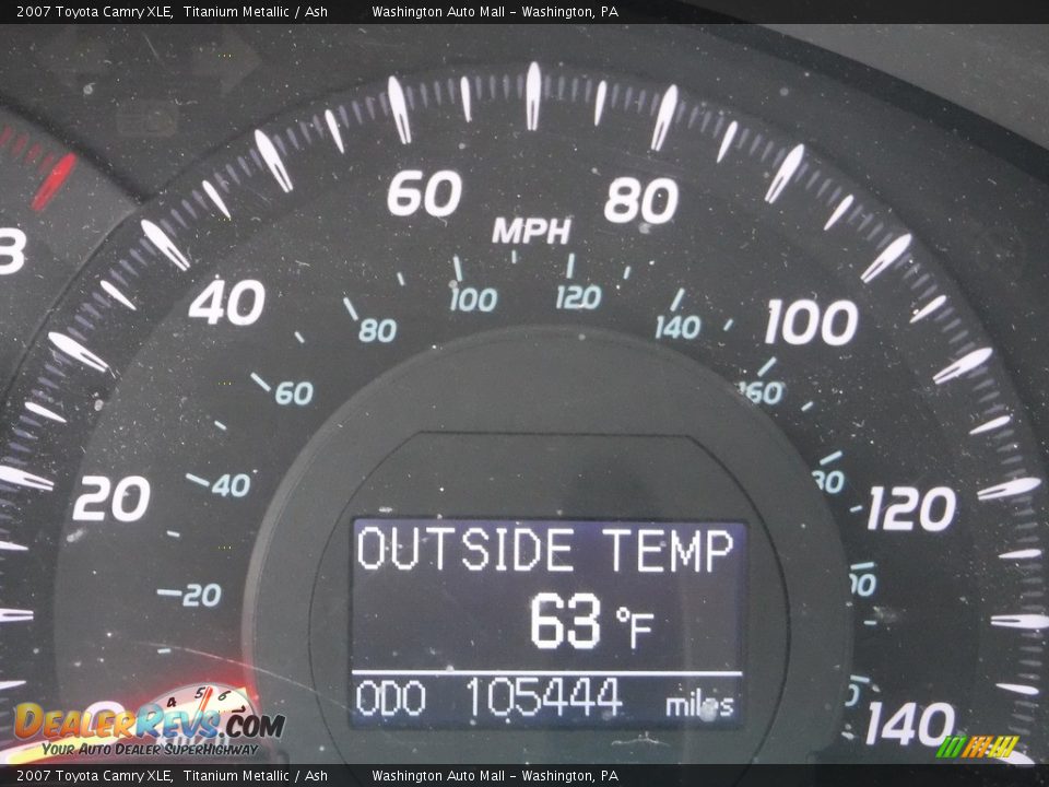2007 Toyota Camry XLE Titanium Metallic / Ash Photo #28