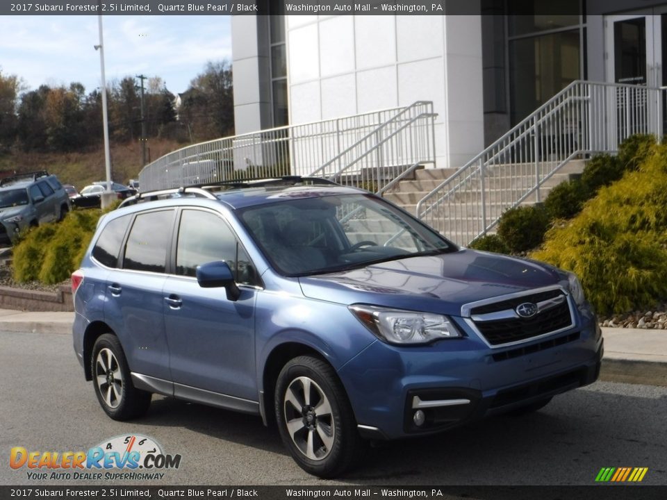 2017 Subaru Forester 2.5i Limited Quartz Blue Pearl / Black Photo #1