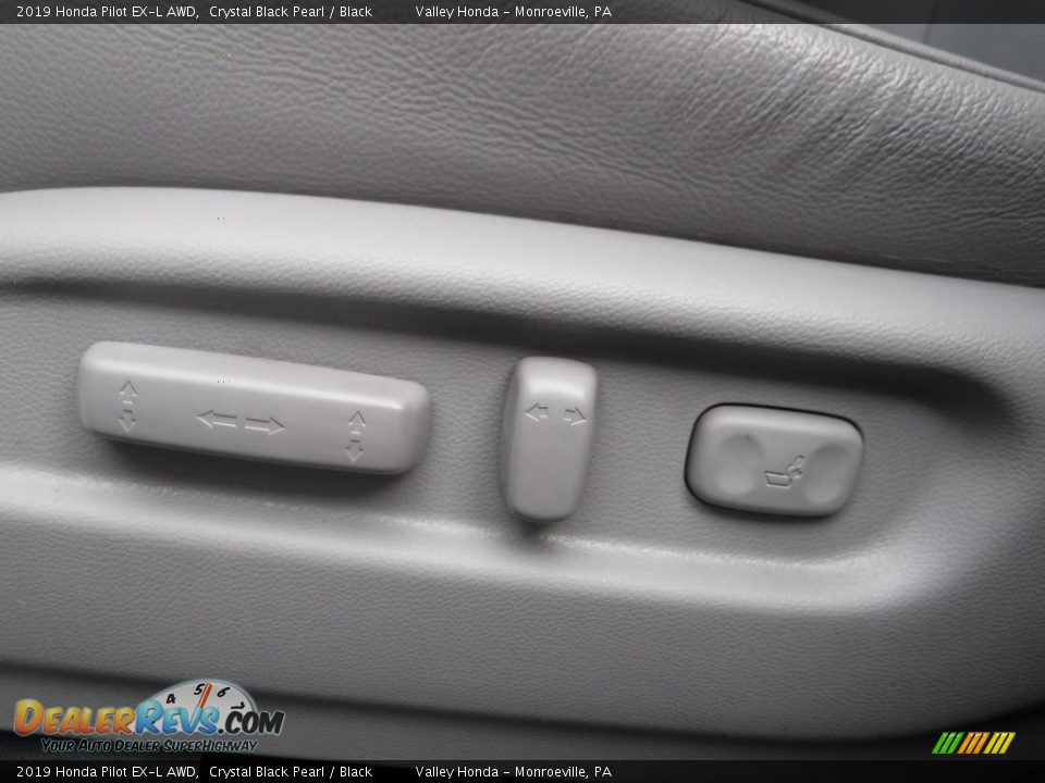 2019 Honda Pilot EX-L AWD Crystal Black Pearl / Black Photo #15
