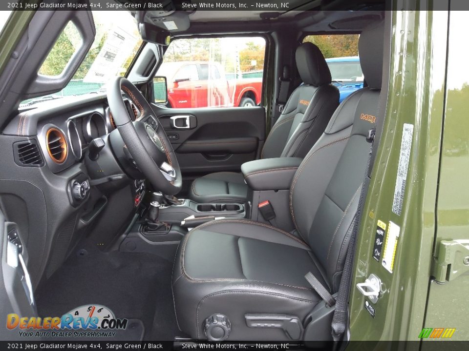 Front Seat of 2021 Jeep Gladiator Mojave 4x4 Photo #11