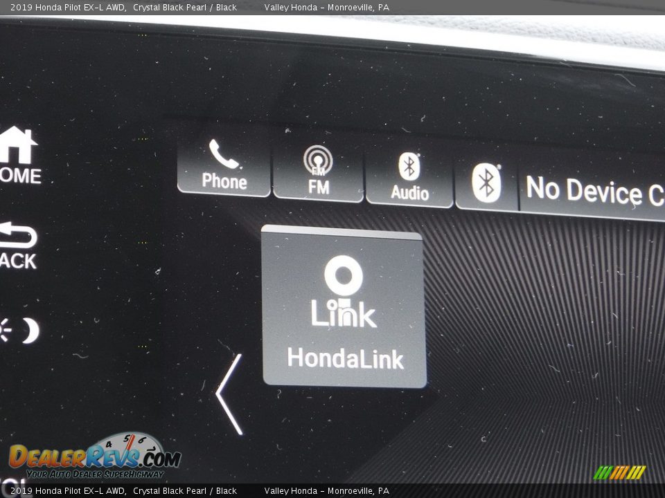 2019 Honda Pilot EX-L AWD Crystal Black Pearl / Black Photo #20