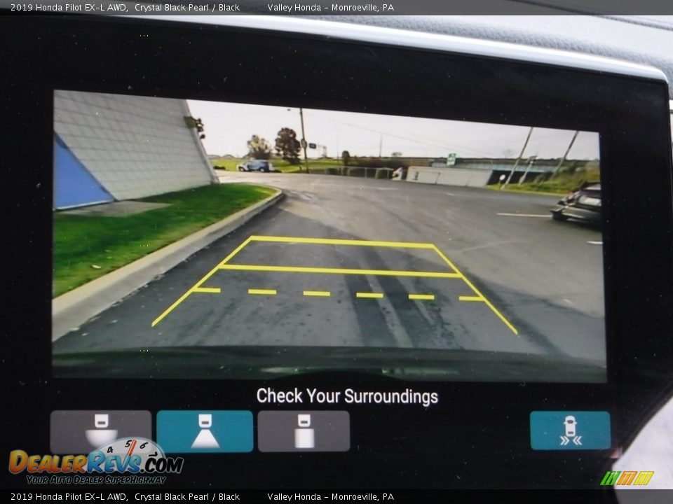 2019 Honda Pilot EX-L AWD Crystal Black Pearl / Black Photo #21