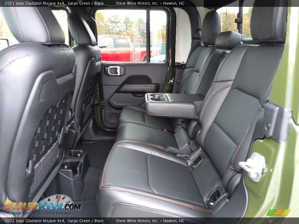 Rear Seat of 2021 Jeep Gladiator Mojave 4x4 Photo #14