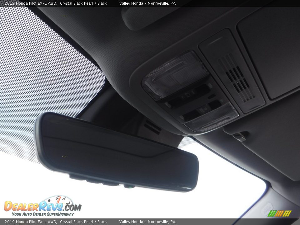 2019 Honda Pilot EX-L AWD Crystal Black Pearl / Black Photo #22