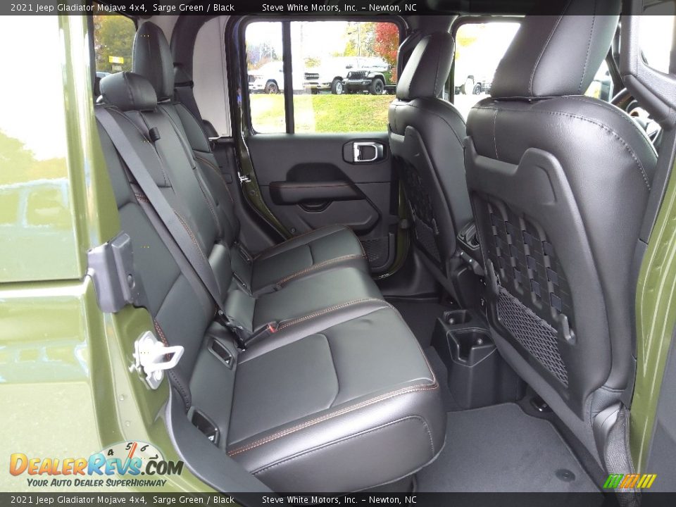 Rear Seat of 2021 Jeep Gladiator Mojave 4x4 Photo #16