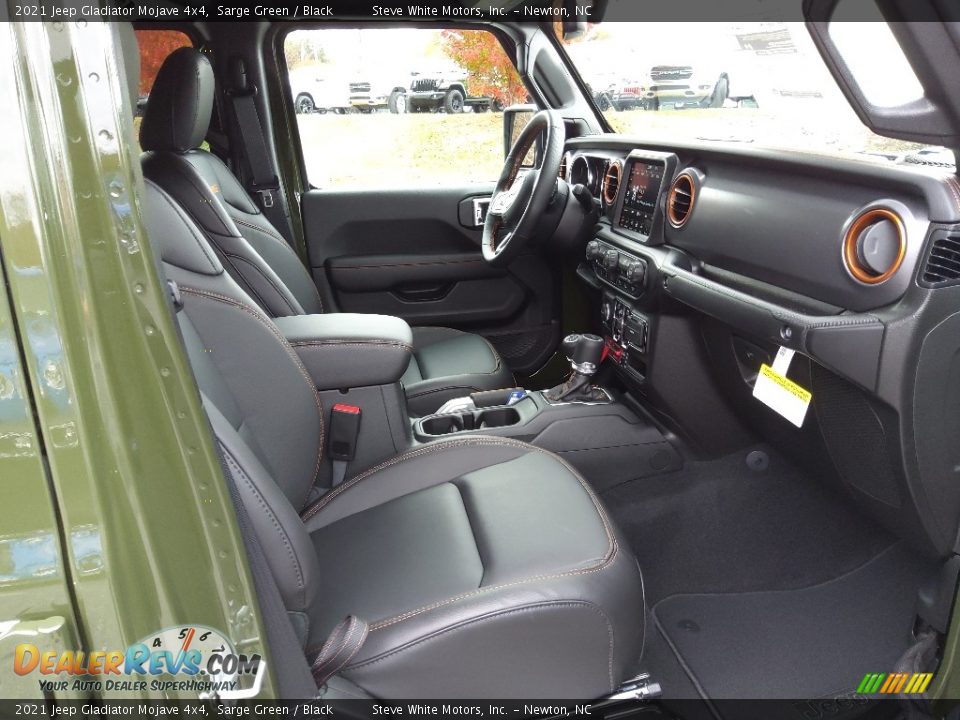 Black Interior - 2021 Jeep Gladiator Mojave 4x4 Photo #17