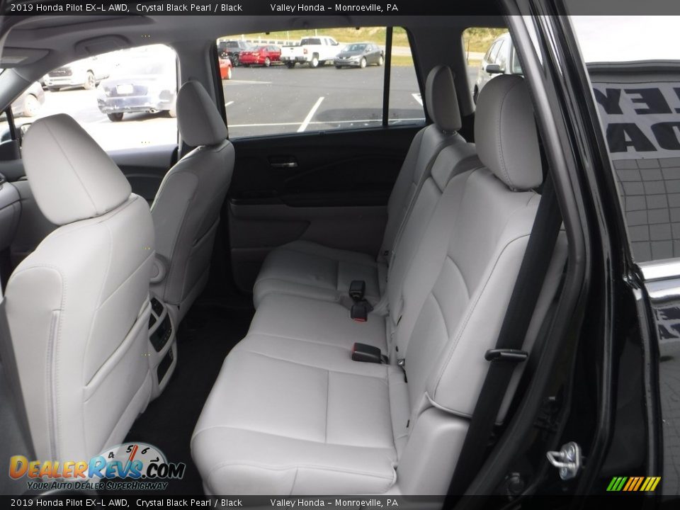 2019 Honda Pilot EX-L AWD Crystal Black Pearl / Black Photo #25