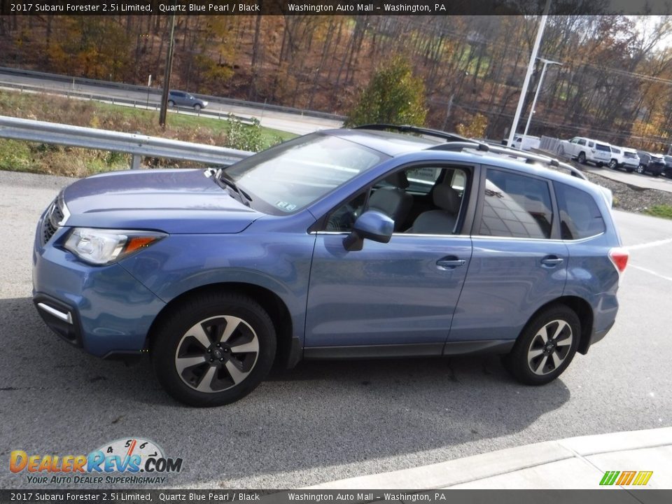 2017 Subaru Forester 2.5i Limited Quartz Blue Pearl / Black Photo #14