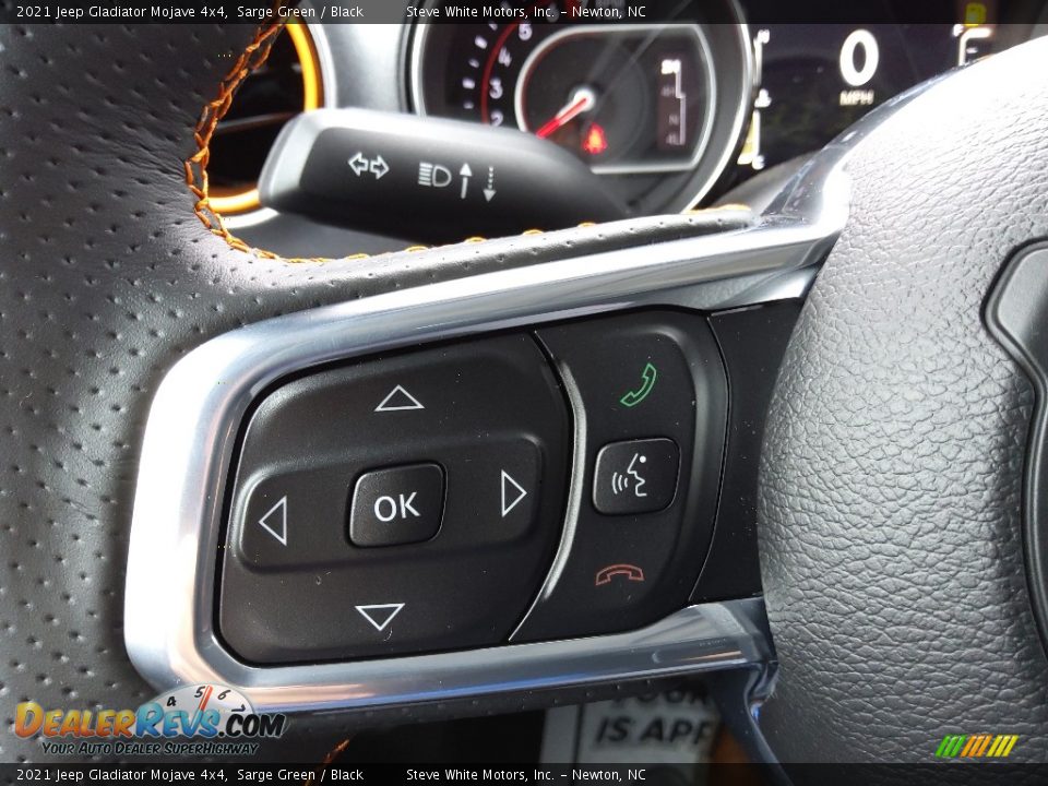 2021 Jeep Gladiator Mojave 4x4 Steering Wheel Photo #19