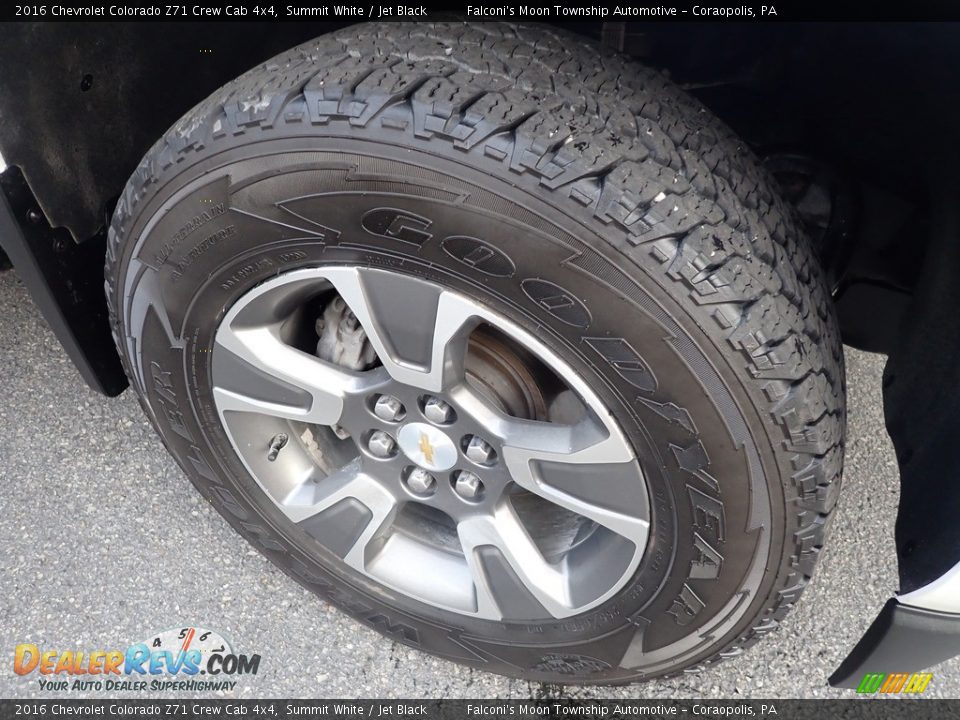 2016 Chevrolet Colorado Z71 Crew Cab 4x4 Summit White / Jet Black Photo #9