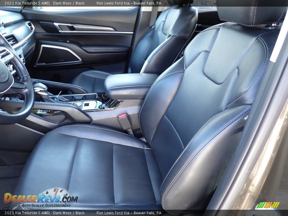 2021 Kia Telluride S AWD Dark Moss / Black Photo #10