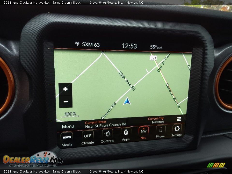 Navigation of 2021 Jeep Gladiator Mojave 4x4 Photo #24