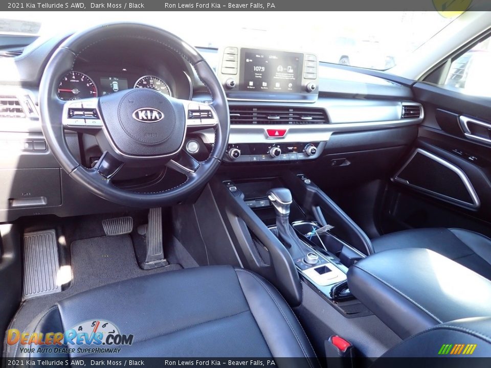 2021 Kia Telluride S AWD Dark Moss / Black Photo #13