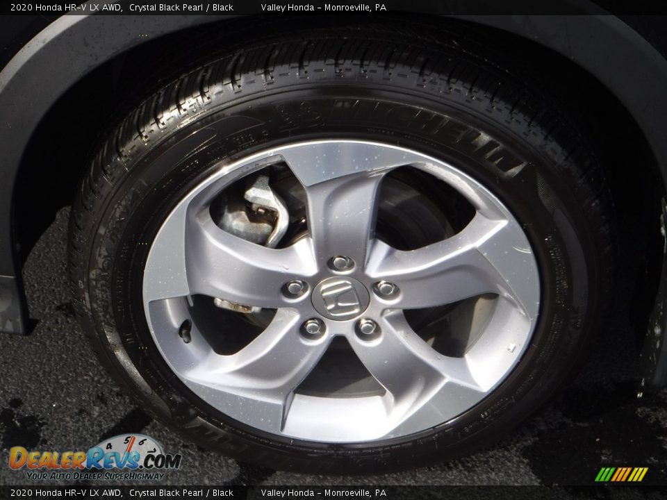 2020 Honda HR-V LX AWD Crystal Black Pearl / Black Photo #4