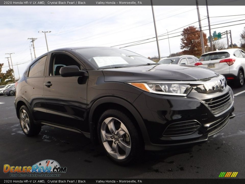 2020 Honda HR-V LX AWD Crystal Black Pearl / Black Photo #6