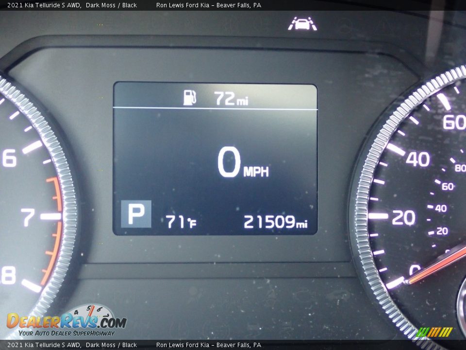 2021 Kia Telluride S AWD Dark Moss / Black Photo #19