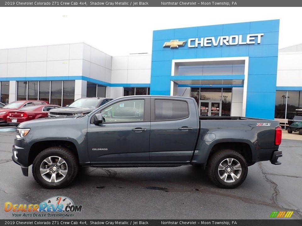 Shadow Gray Metallic 2019 Chevrolet Colorado Z71 Crew Cab 4x4 Photo #3