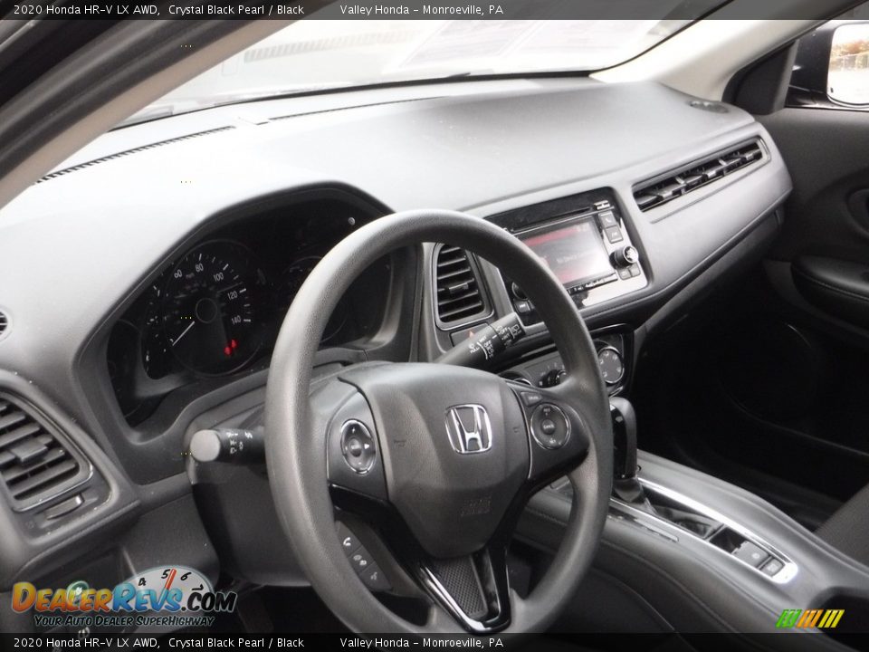 2020 Honda HR-V LX AWD Crystal Black Pearl / Black Photo #10