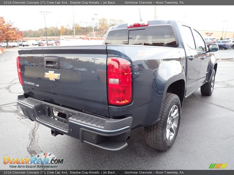 2019 Chevrolet Colorado Z71 Crew Cab 4x4 Shadow Gray Metallic / Jet Black Photo #7