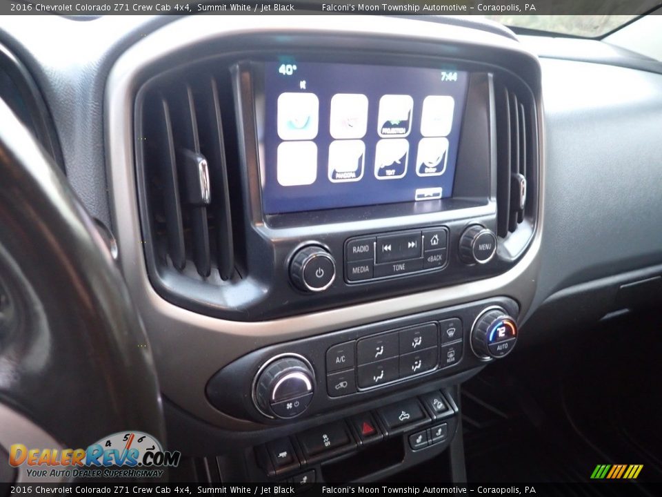 2016 Chevrolet Colorado Z71 Crew Cab 4x4 Summit White / Jet Black Photo #26