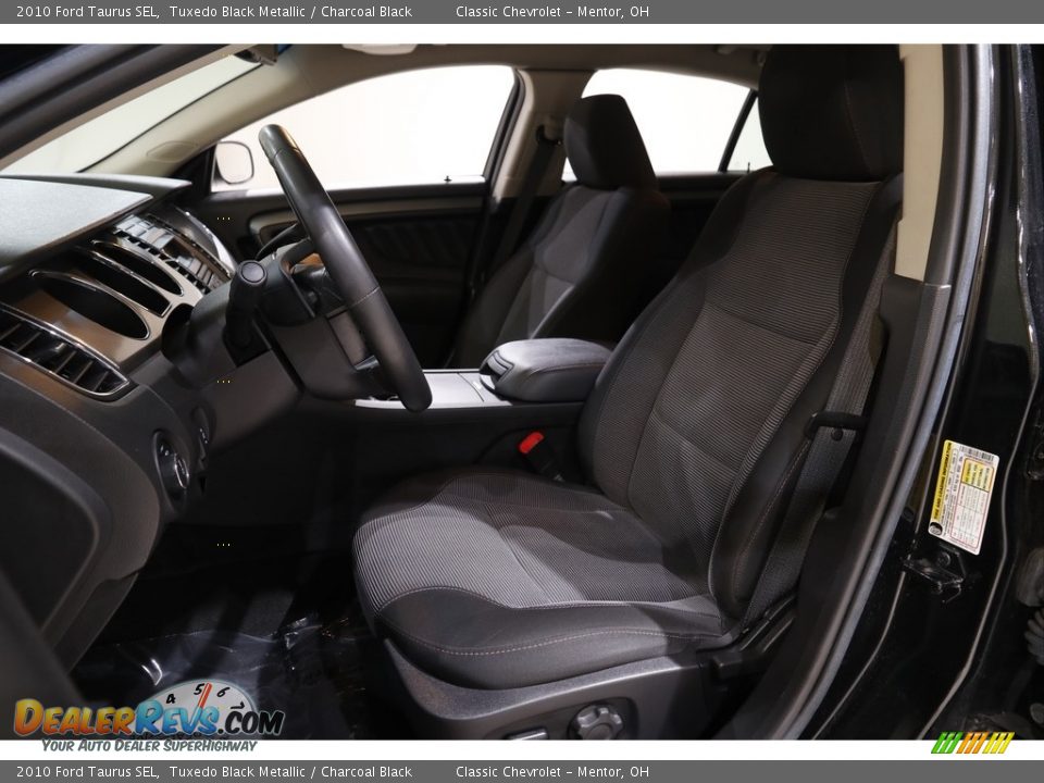 2010 Ford Taurus SEL Tuxedo Black Metallic / Charcoal Black Photo #5