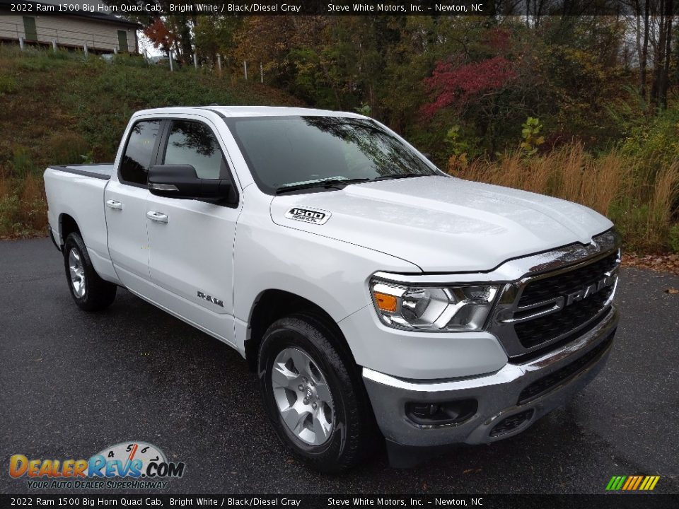 Front 3/4 View of 2022 Ram 1500 Big Horn Quad Cab Photo #4