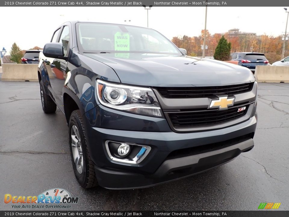 2019 Chevrolet Colorado Z71 Crew Cab 4x4 Shadow Gray Metallic / Jet Black Photo #11