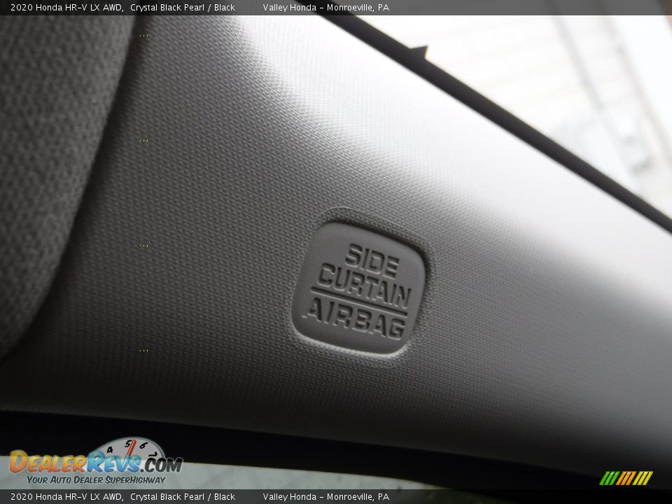 2020 Honda HR-V LX AWD Crystal Black Pearl / Black Photo #17