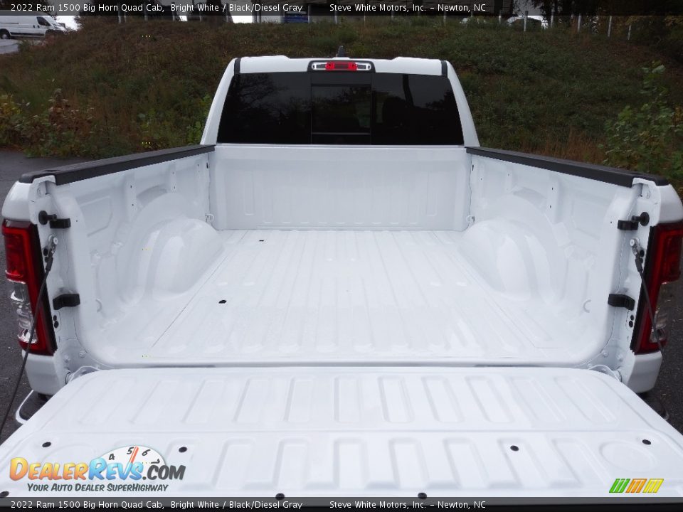 2022 Ram 1500 Big Horn Quad Cab Bright White / Black/Diesel Gray Photo #8