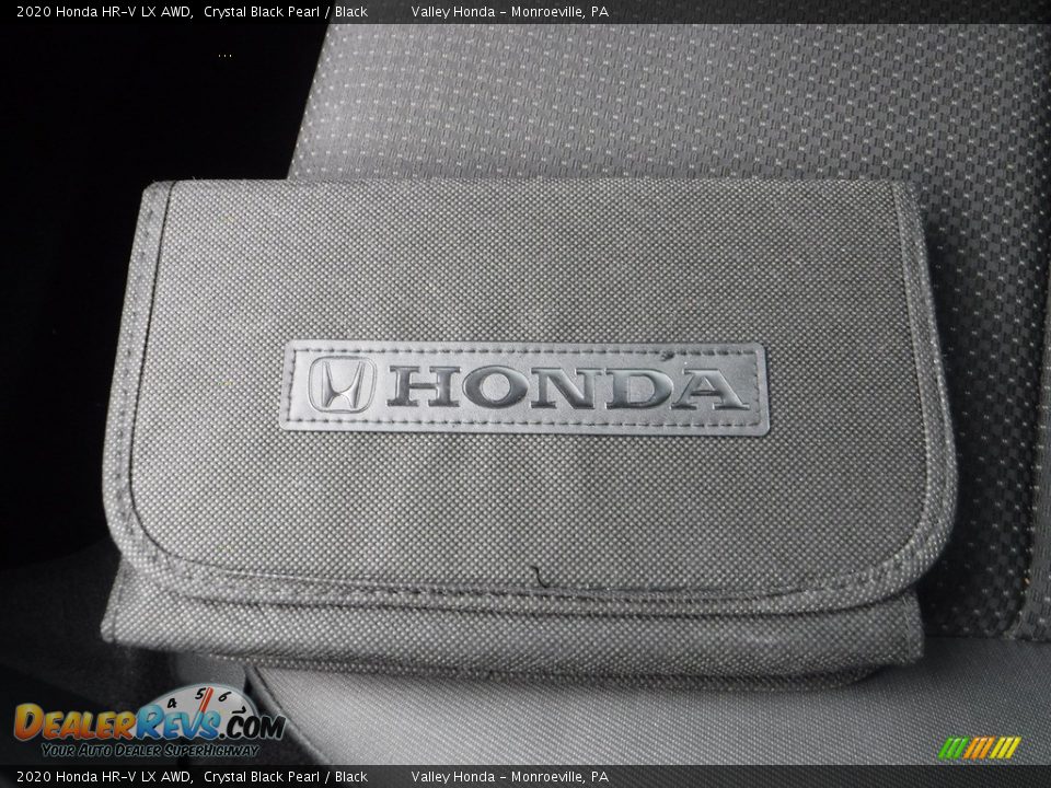 2020 Honda HR-V LX AWD Crystal Black Pearl / Black Photo #21
