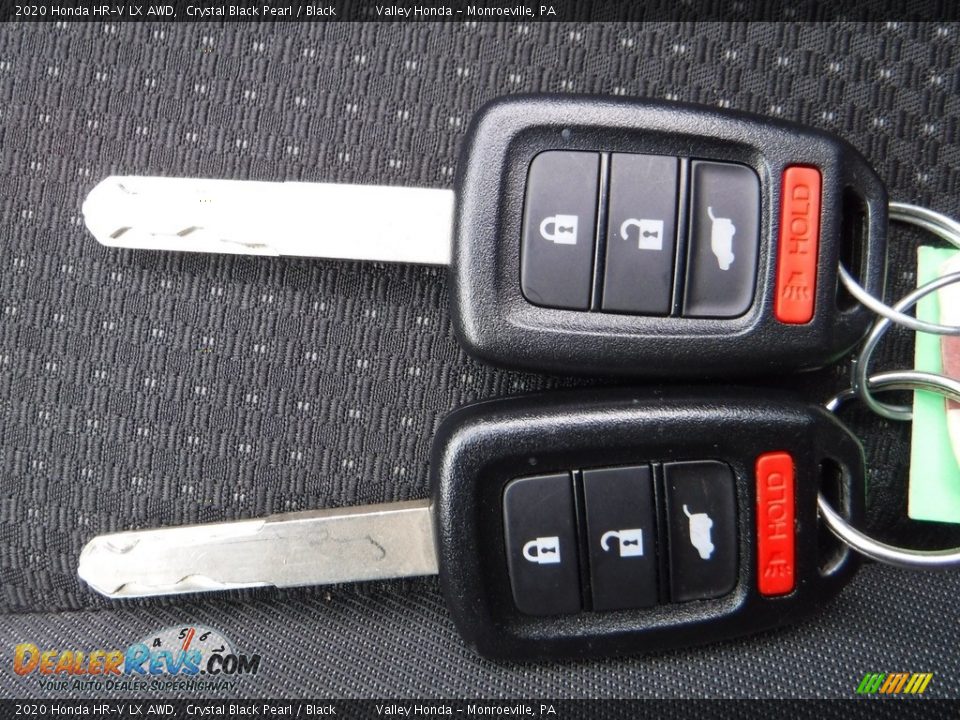 2020 Honda HR-V LX AWD Crystal Black Pearl / Black Photo #22