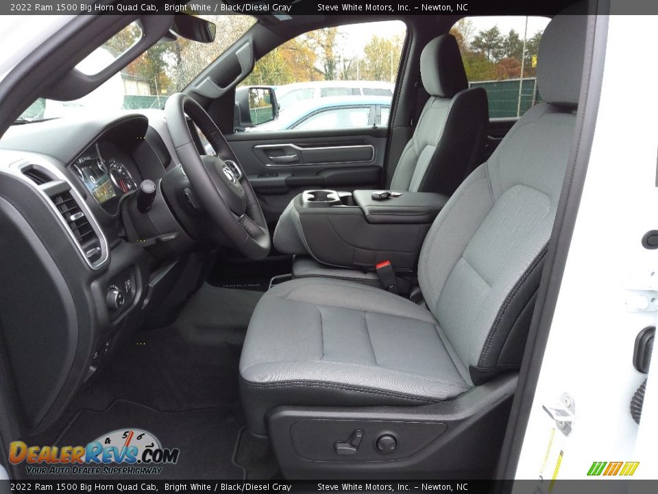 Front Seat of 2022 Ram 1500 Big Horn Quad Cab Photo #11