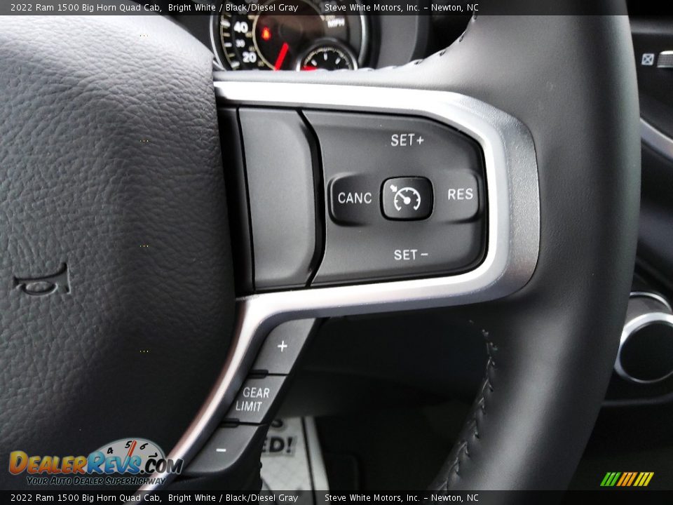 2022 Ram 1500 Big Horn Quad Cab Steering Wheel Photo #20