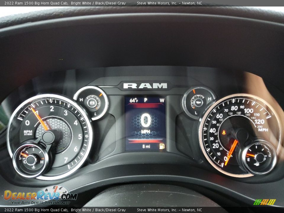 2022 Ram 1500 Big Horn Quad Cab Gauges Photo #21