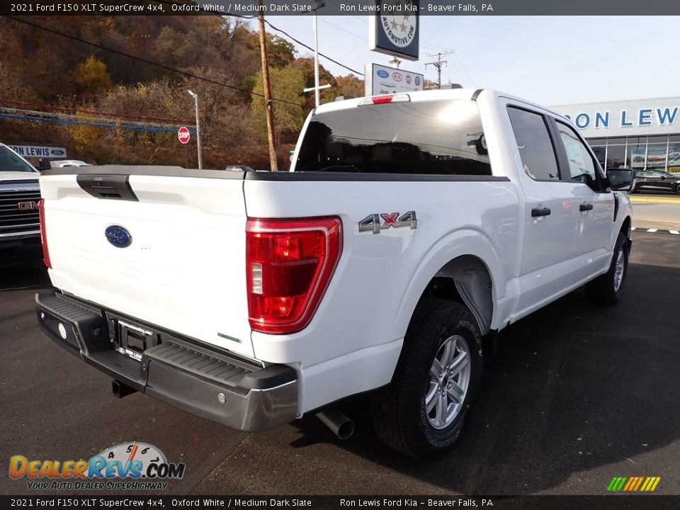 2021 Ford F150 XLT SuperCrew 4x4 Oxford White / Medium Dark Slate Photo #2