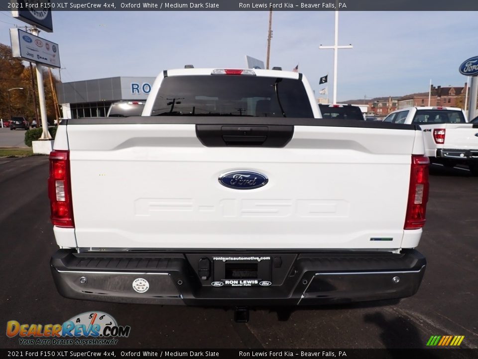 2021 Ford F150 XLT SuperCrew 4x4 Oxford White / Medium Dark Slate Photo #3