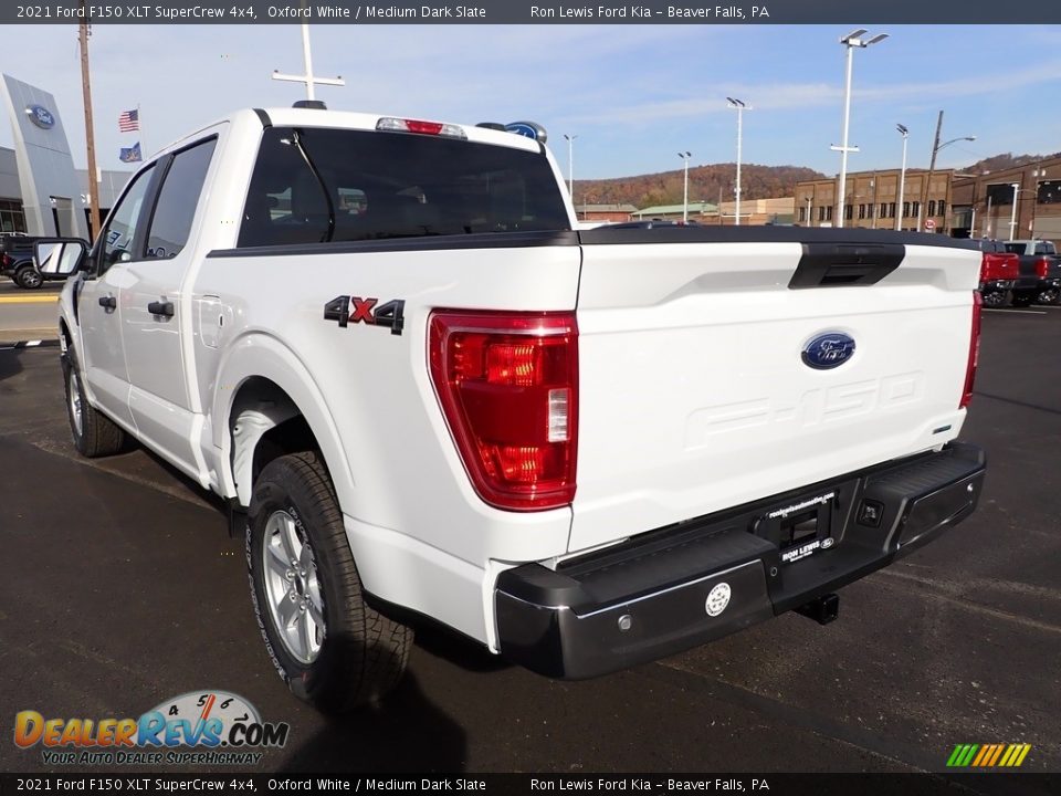 2021 Ford F150 XLT SuperCrew 4x4 Oxford White / Medium Dark Slate Photo #4