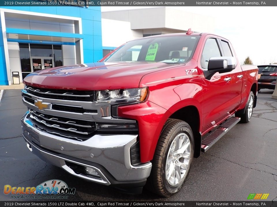 2019 Chevrolet Silverado 1500 LTZ Double Cab 4WD Cajun Red Tintcoat / Gideon/Very Dark Atmosphere Photo #2